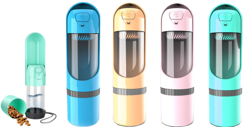 Travel-with-Pet 2 in 1 Portable Wasserflasche
